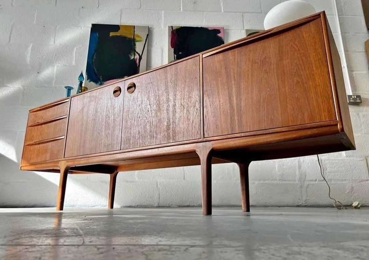 sideboard mid century vintage retro teak danish - Image 1