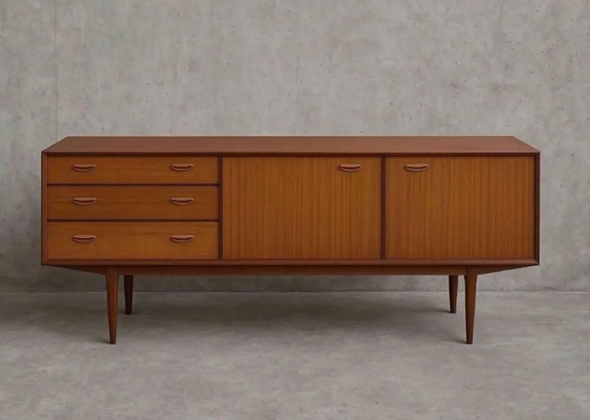 sideboard mid century vintage retro teak danish - Image 2