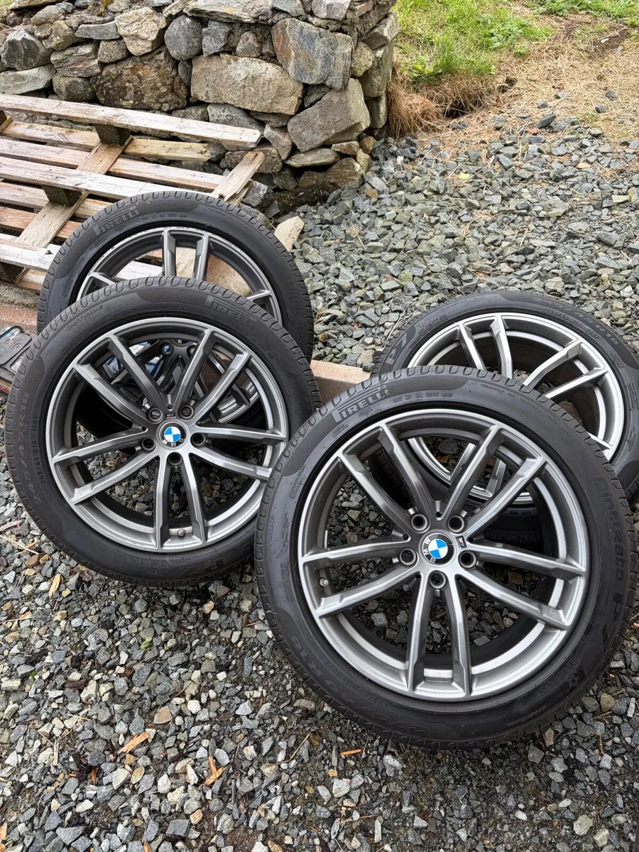 BMW alloy wheels and tyres - Image 1