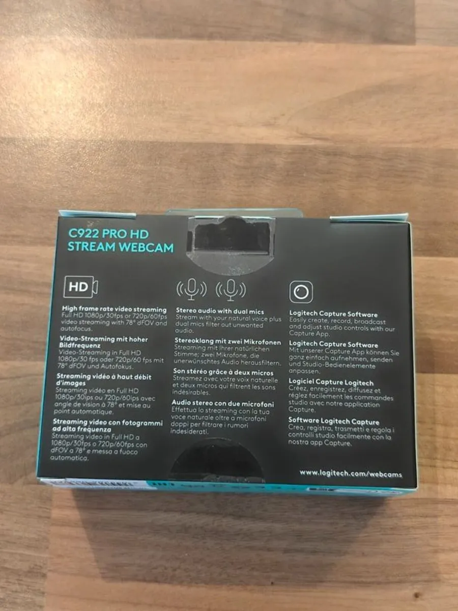 C922 PRO HD Stream Webcam - Image 3