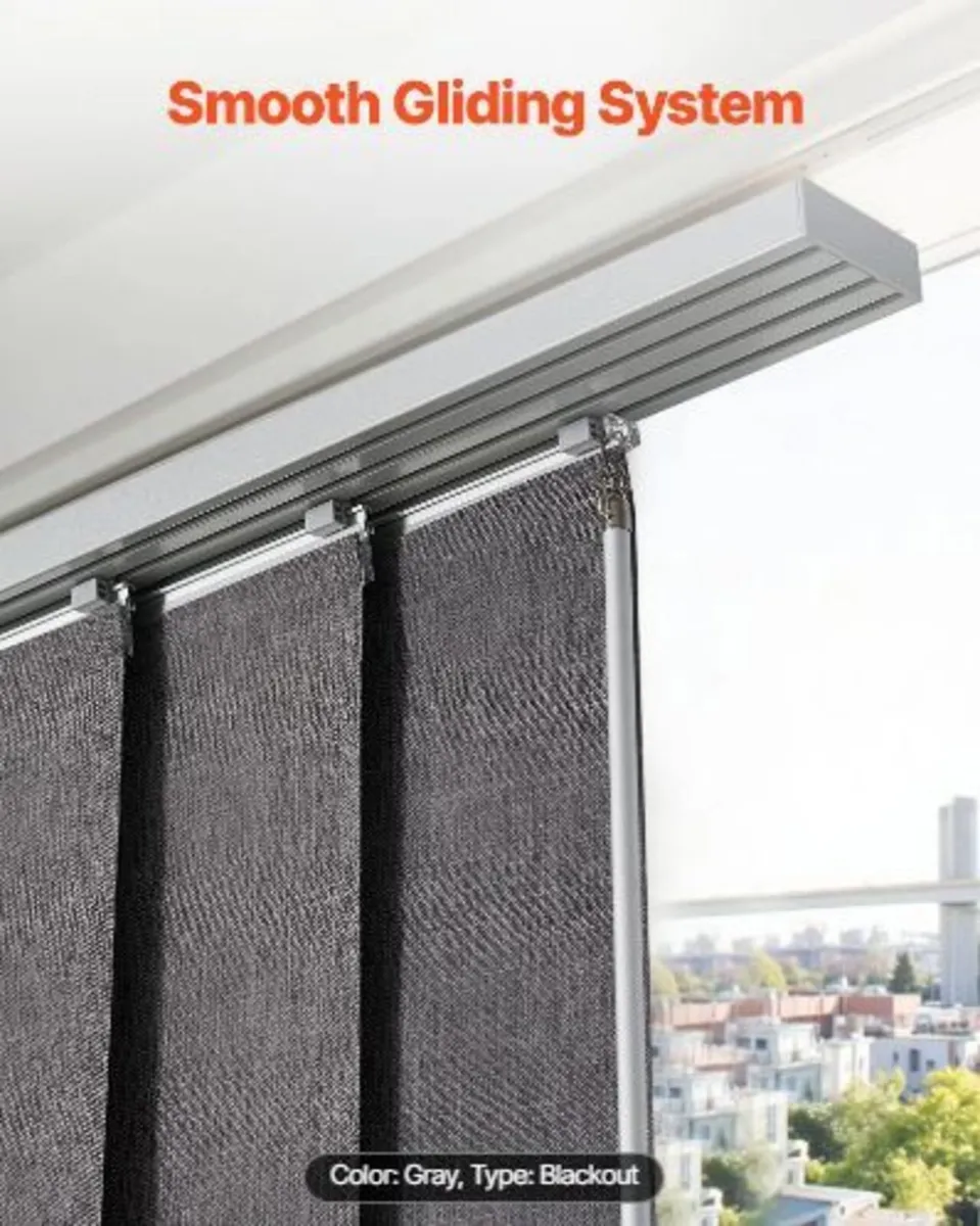 Panel Track Blinds, Extendable Track from 116 cm - Image 3