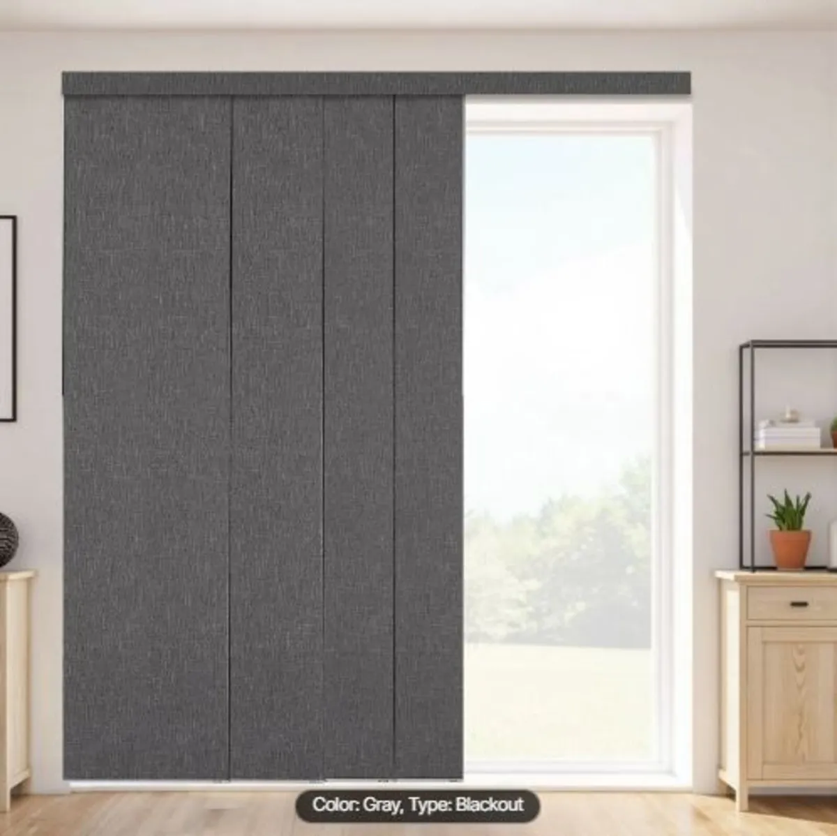 Panel Track Blinds, Extendable Track from 116 cm - Image 4