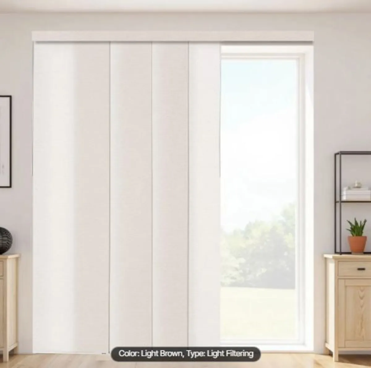 Panel Track Blinds, Extendable Track - Image 1