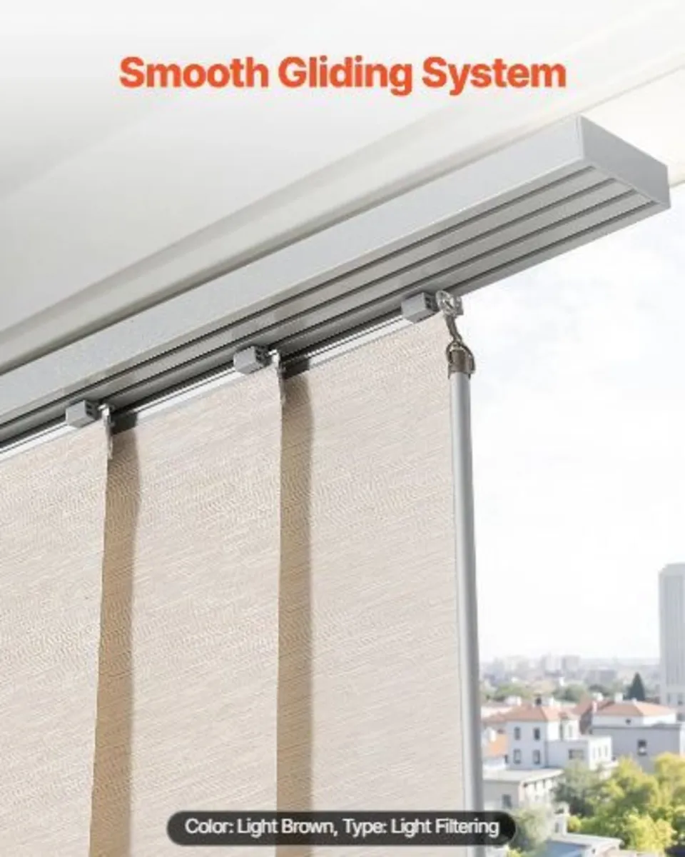 Panel Track Blinds, Extendable Track - Image 4