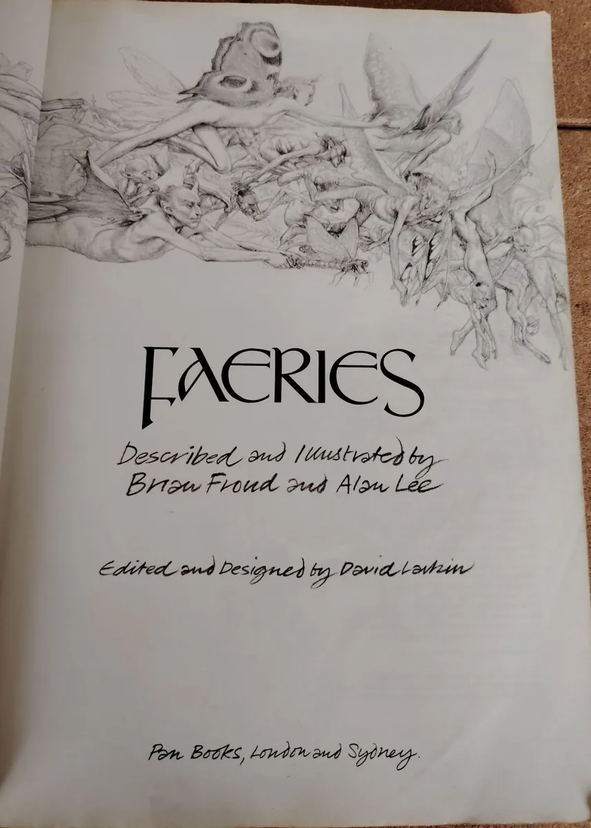 Vintage 1979 Faeries Book - Alan Lee Cover Variant - Image 4