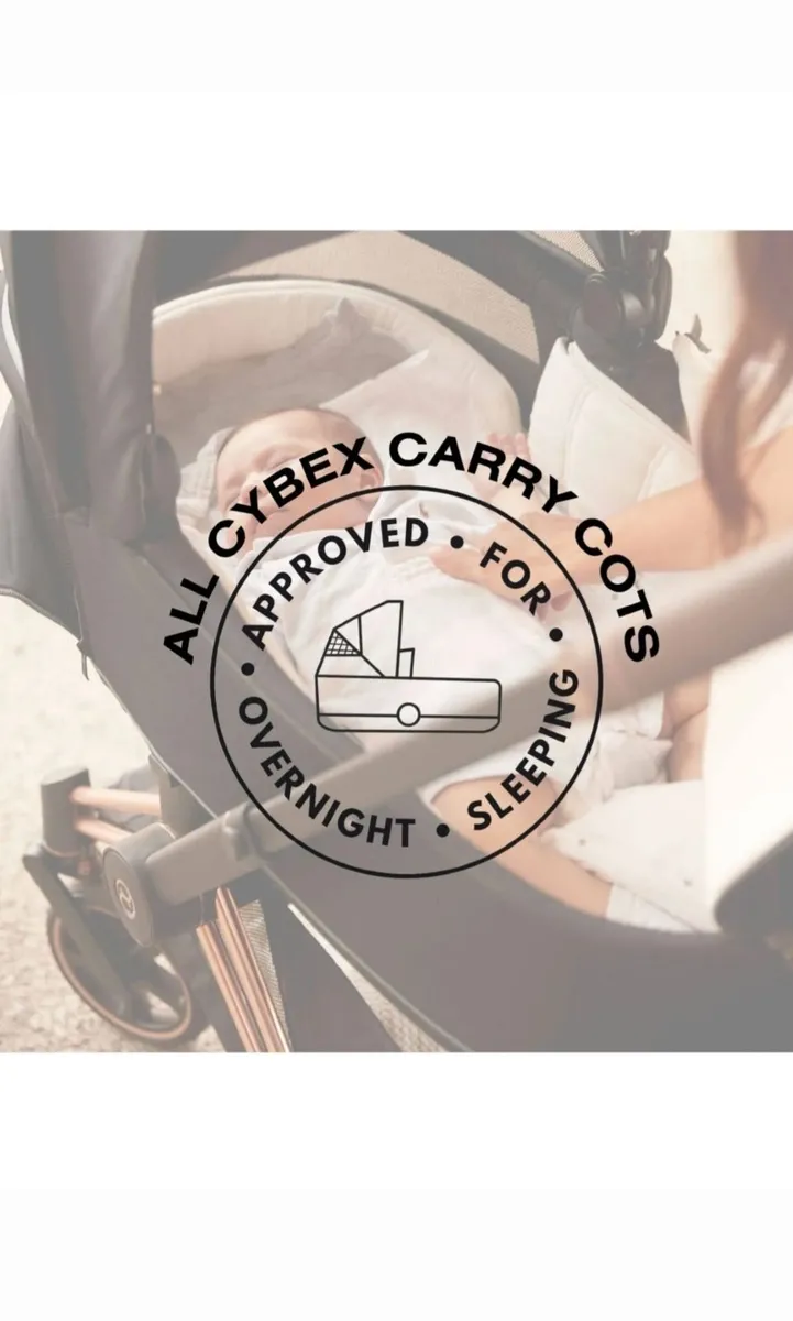 Cybex Carrycot and wheels - Image 4