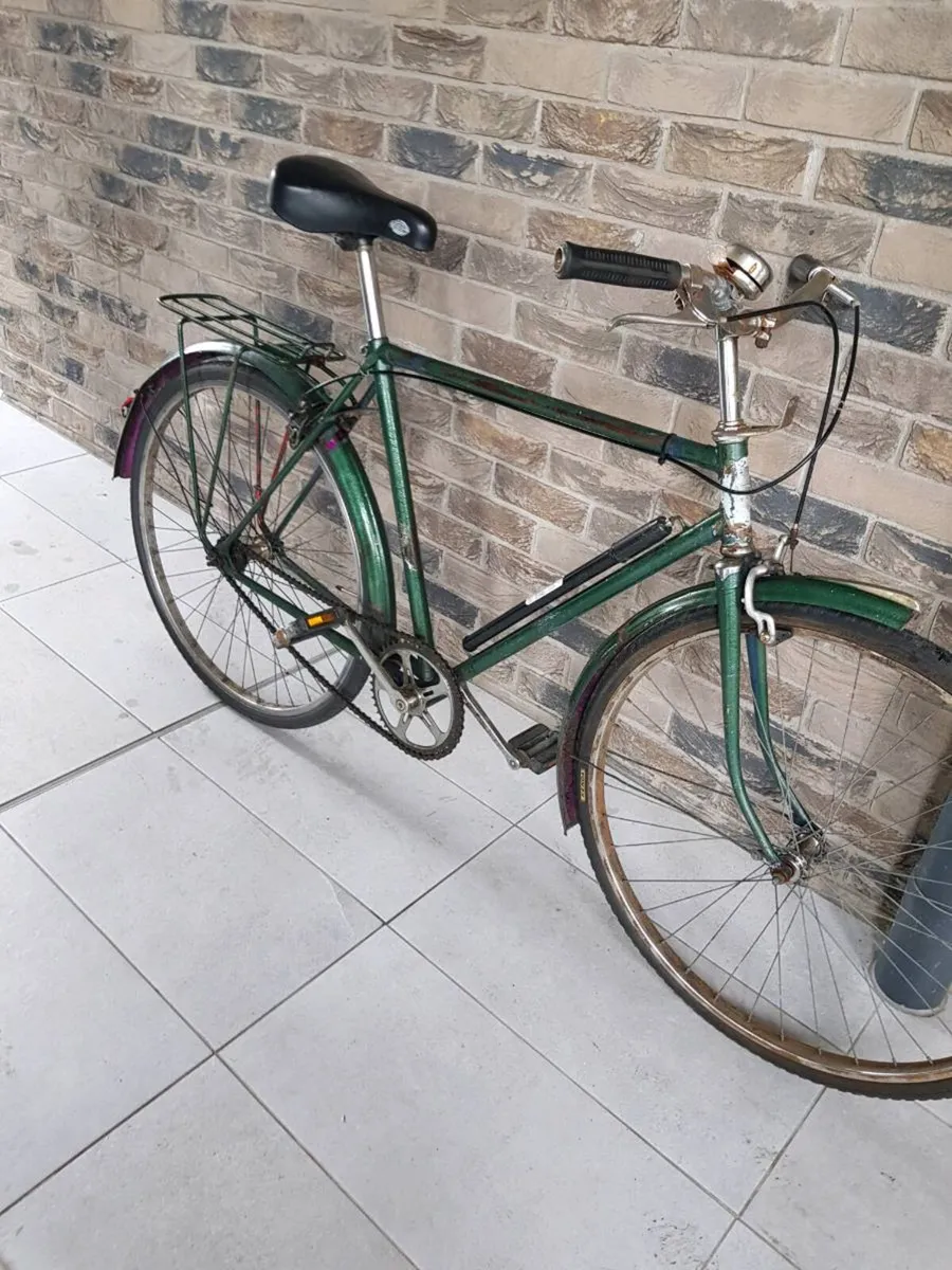 Vintage triumph bike