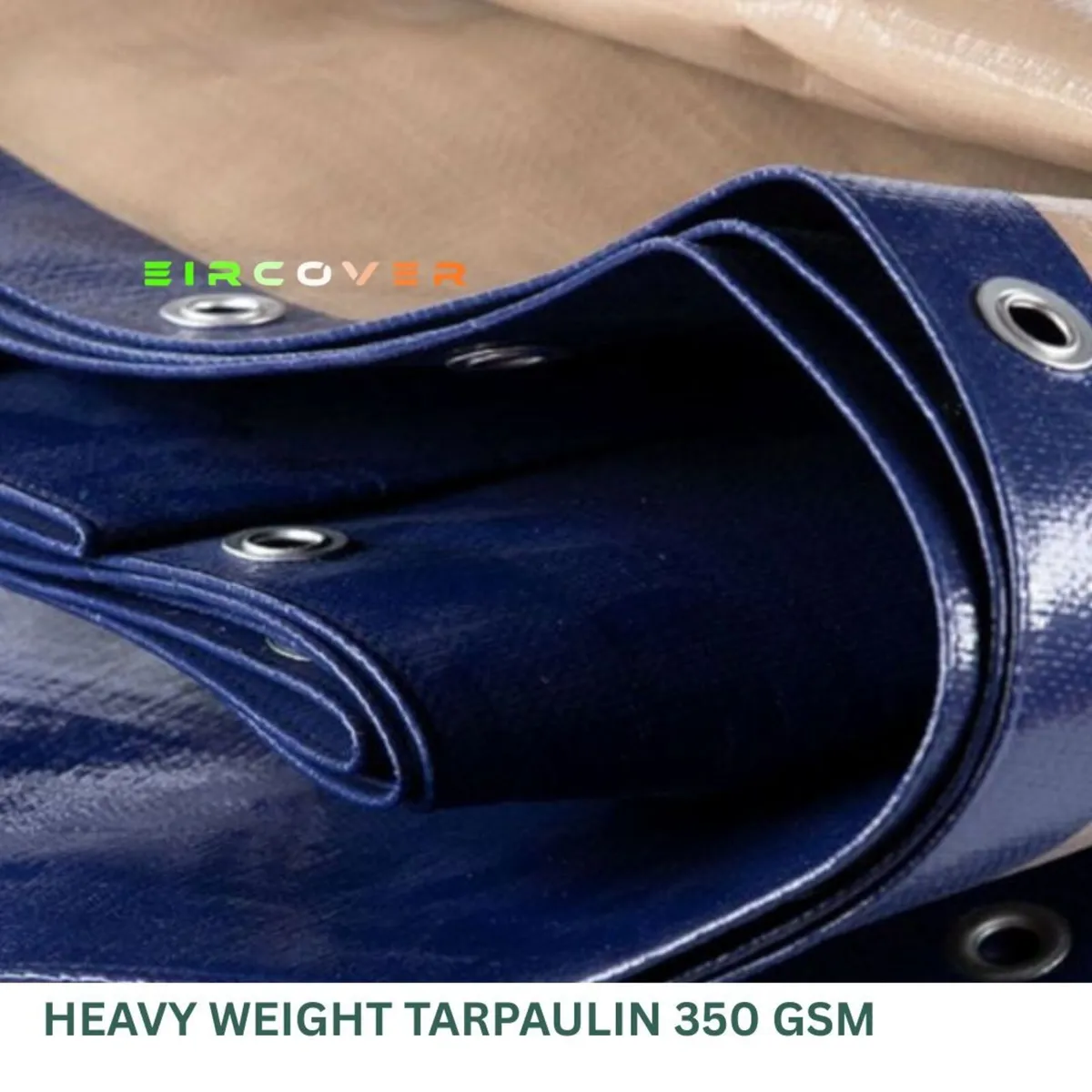 Heavyweight Tarpaulin 5m x 7.5m (16' -25') 350 gsm - Image 4