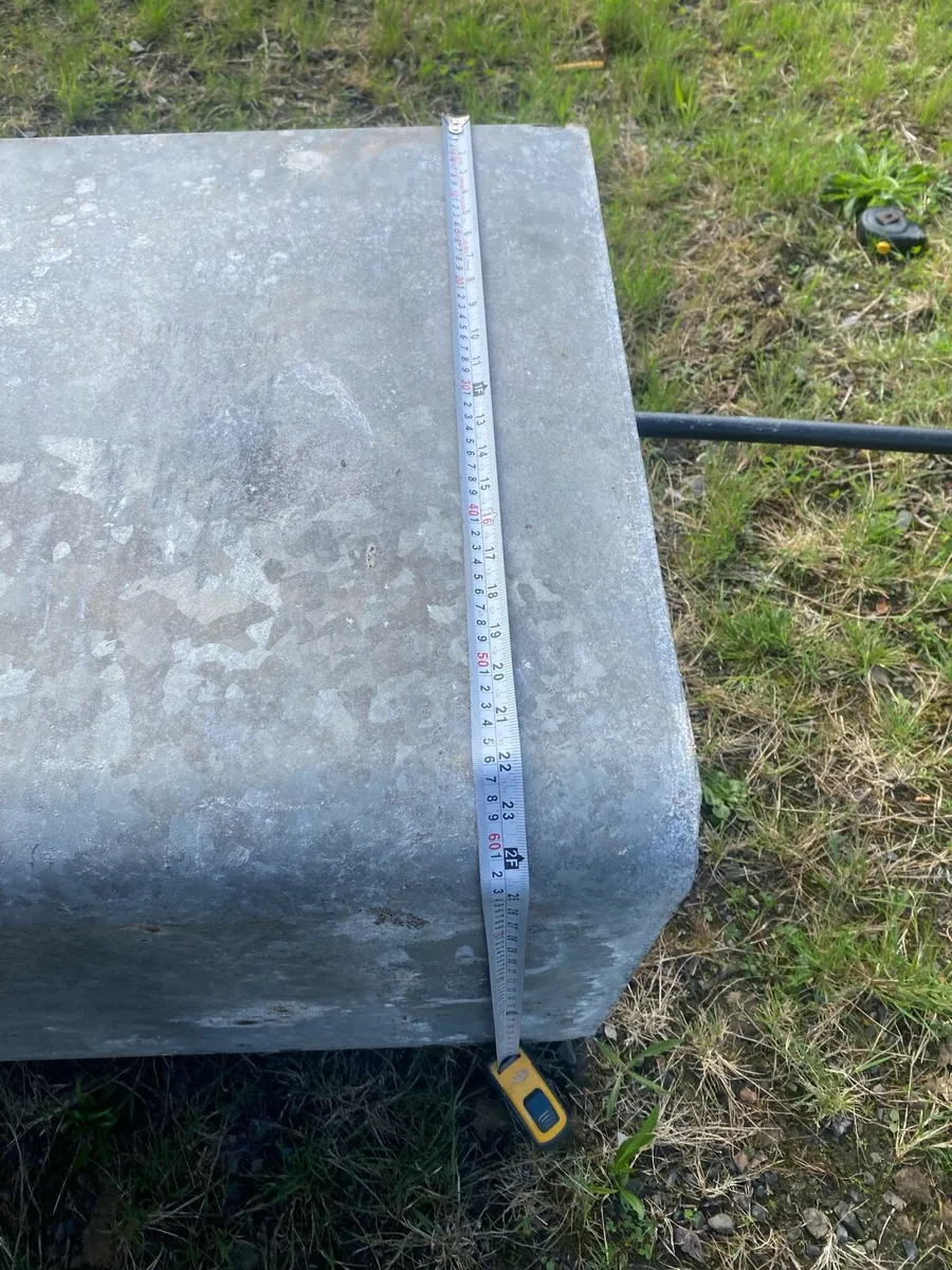 Galvanised water tank vintage - Image 2