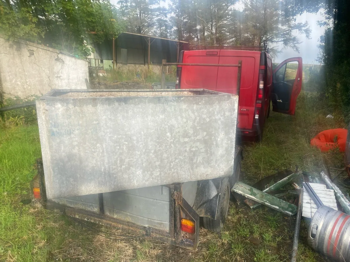 Galvanised water tank vintage - Image 4