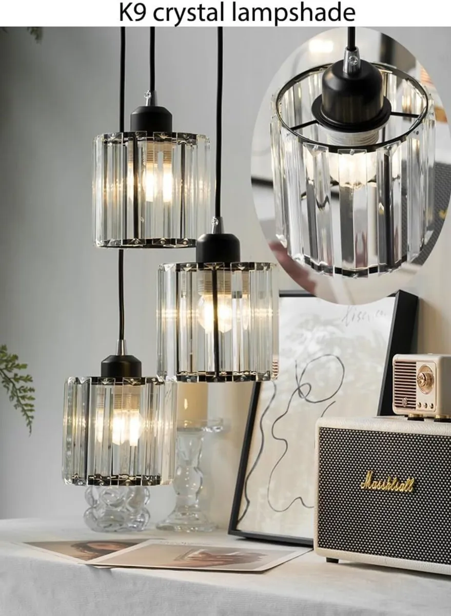 Crystal Chandelier for High Ceilings Modern - Image 3