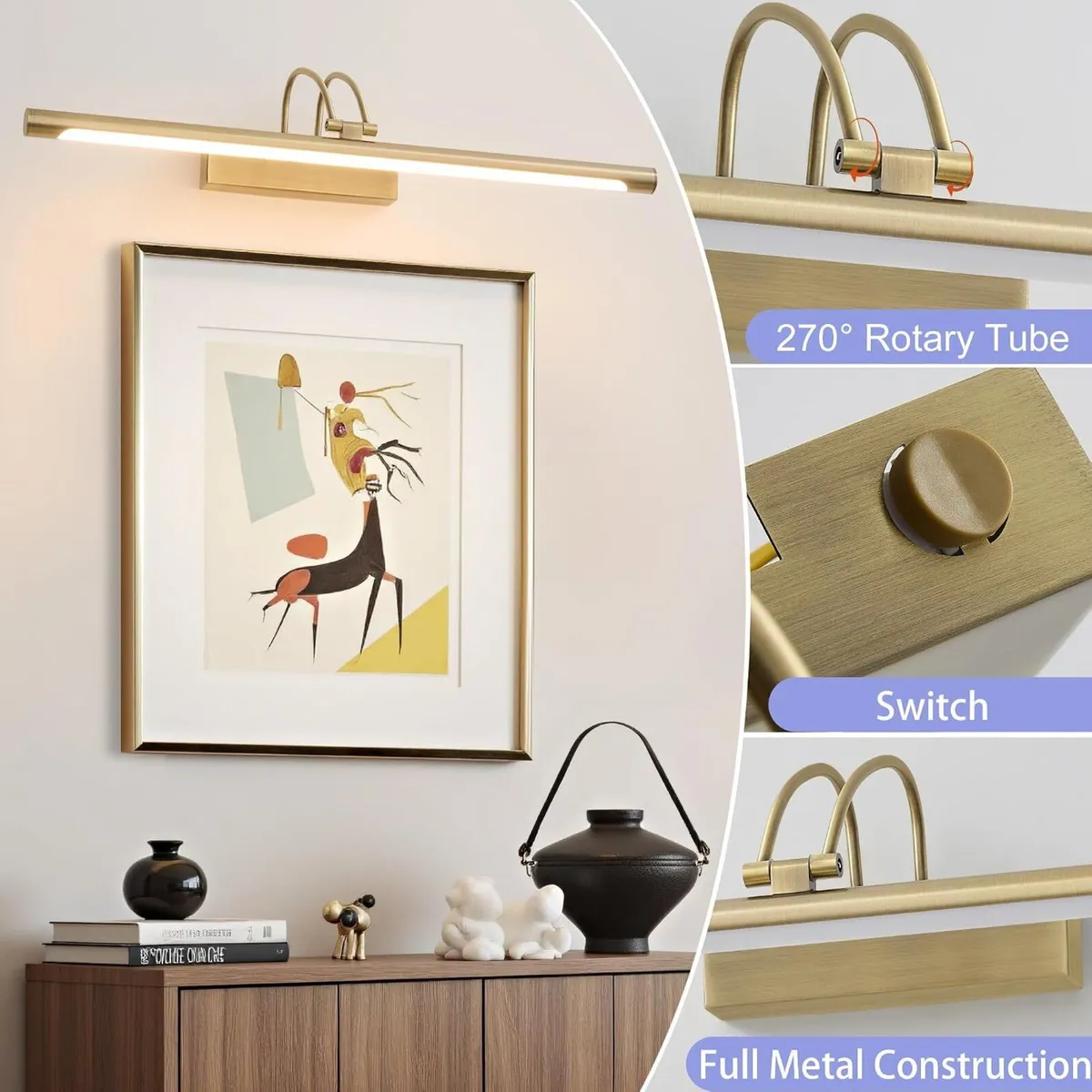 LED Bathroom Wall Picture Lights for with Switch - Image 3
