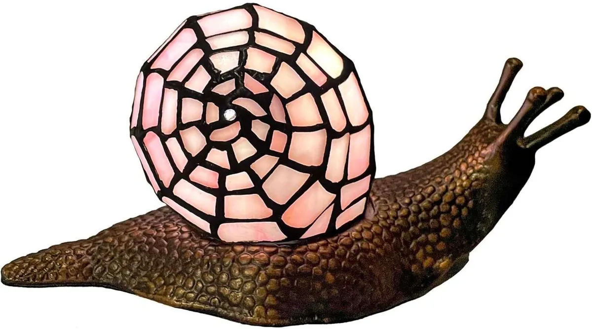 L30962 Land Snail Tiffany Style Stained Glass - Image 1