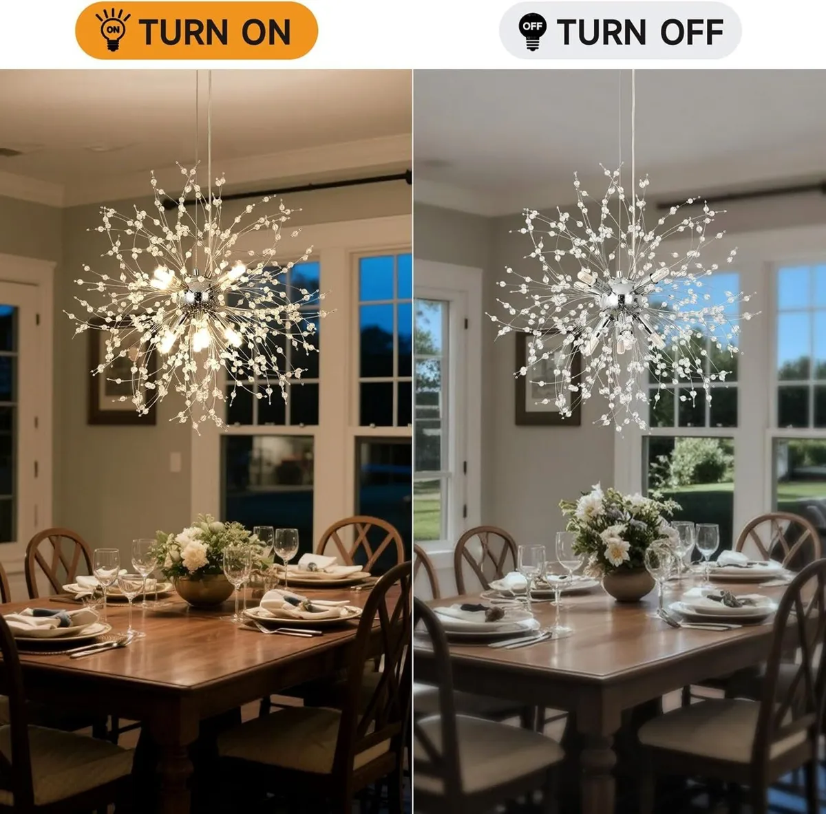 Modern Firework Chandeliers Dandelion Pendant - Image 2