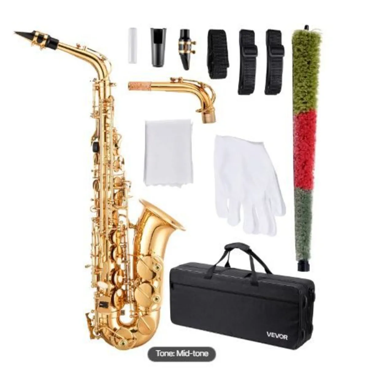 Alto Saxophone, E Flat, Brass Saxophone - Image 1
