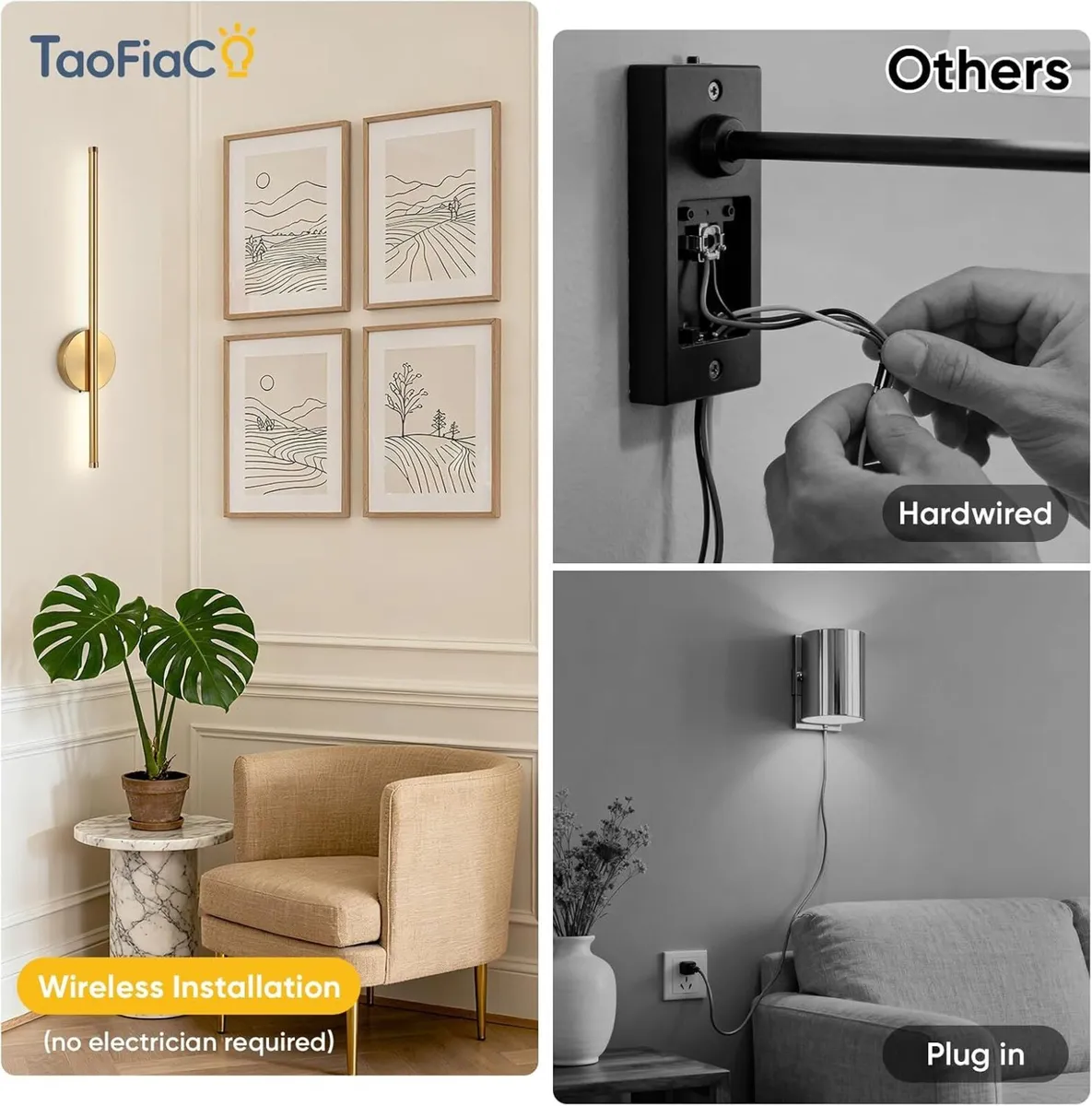 Rechargeable Wall Lights with Remote Control - Image 3