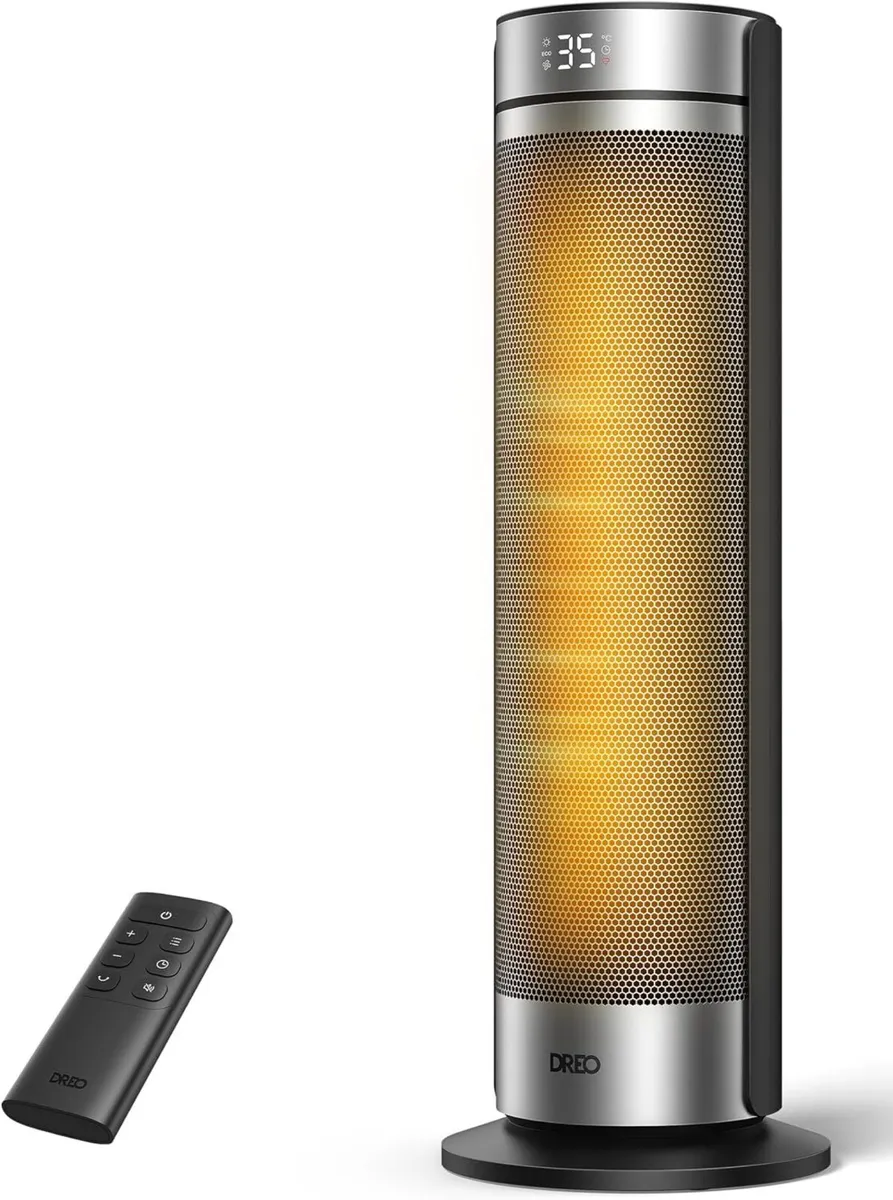 23 Inch Space Heater 2000W Silent Electric Heaters - Image 1