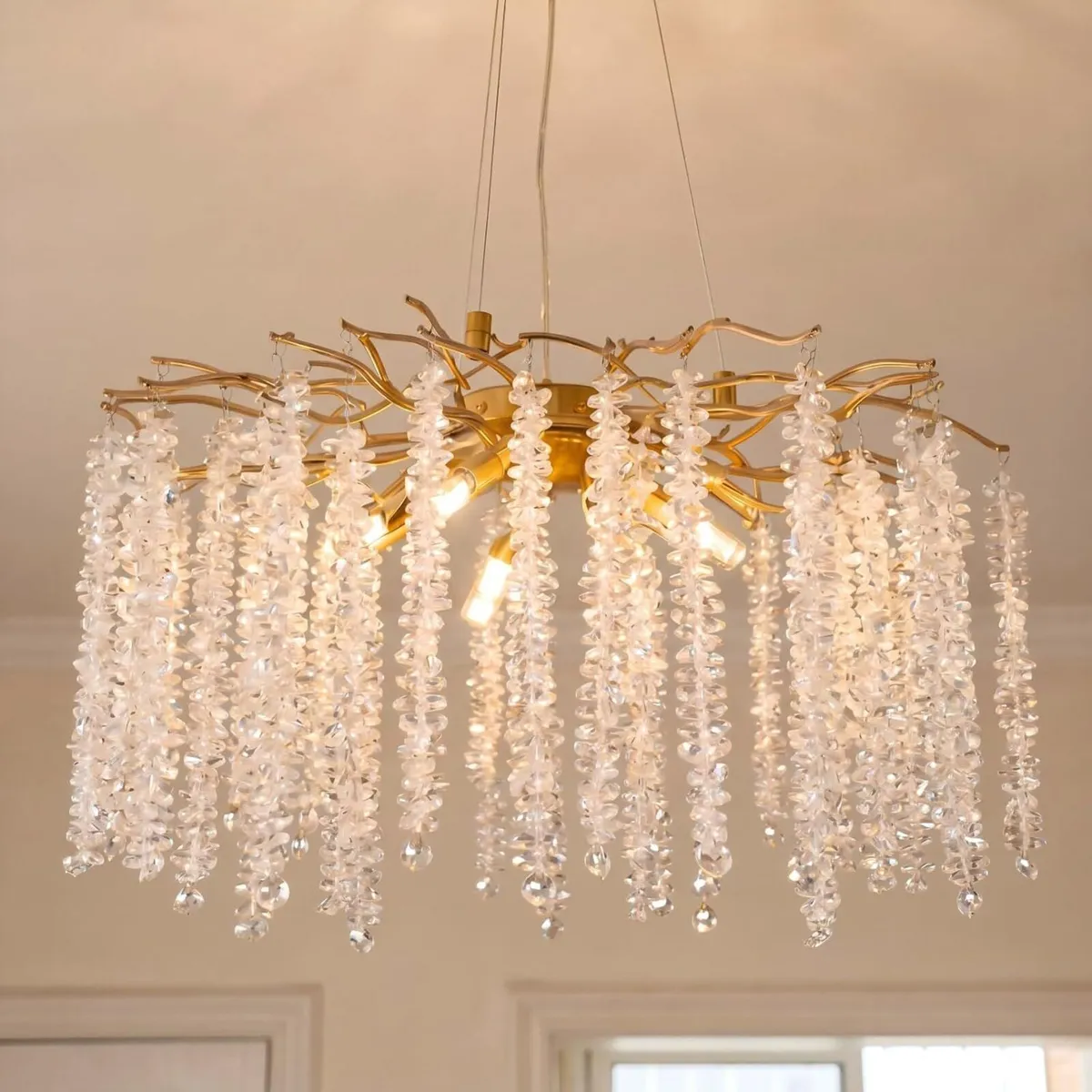 Contemporary Crystal Chandelier Tree Branches - Image 1