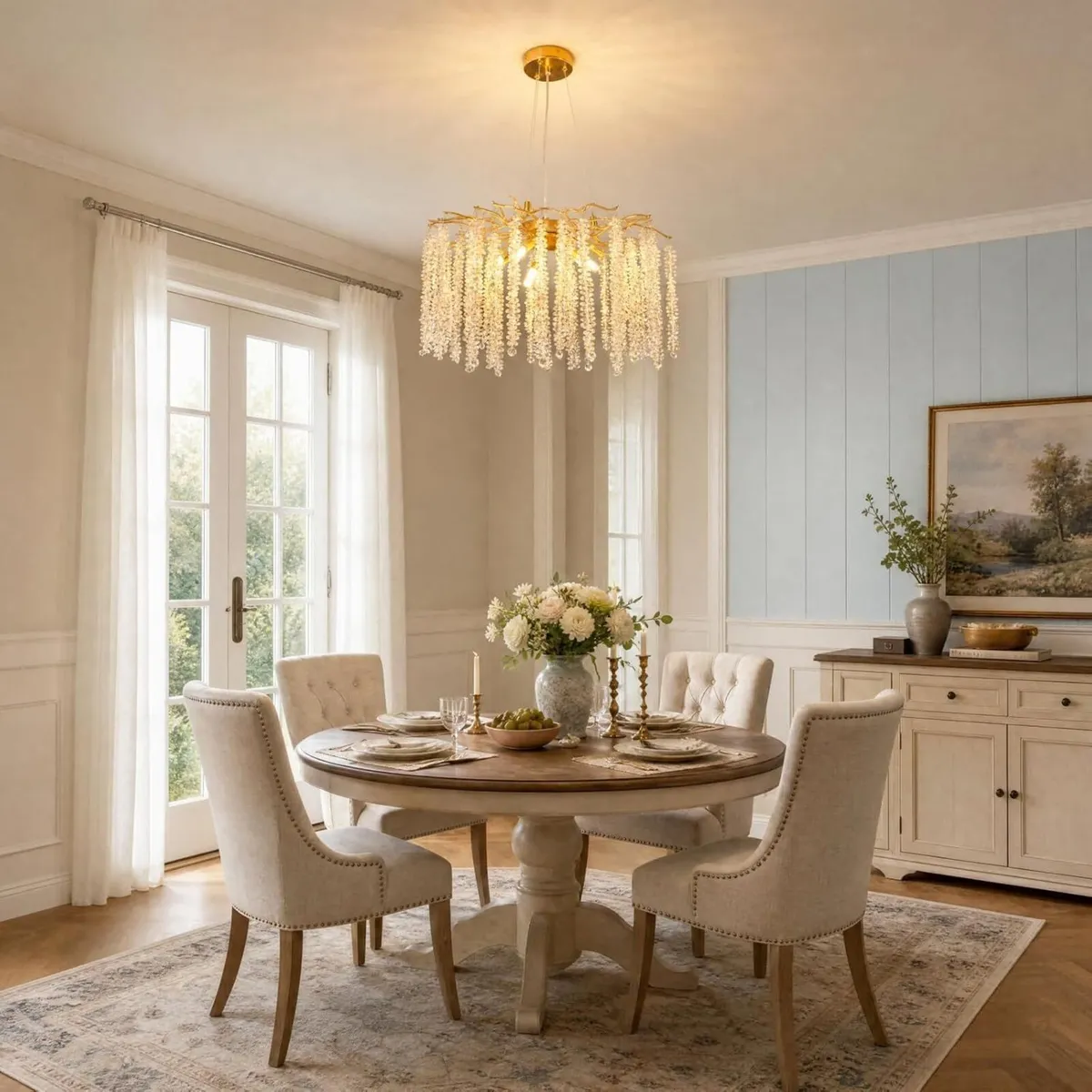Contemporary Crystal Chandelier Tree Branches - Image 3