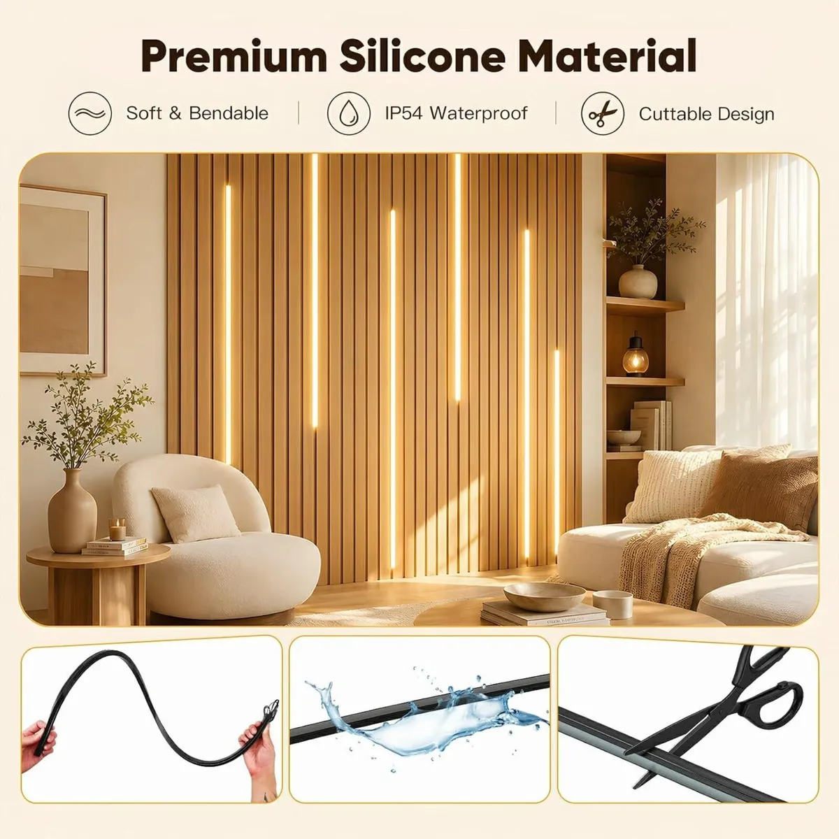 LED Strip Lights for Acoustic Wall Panels 6 - Image 2