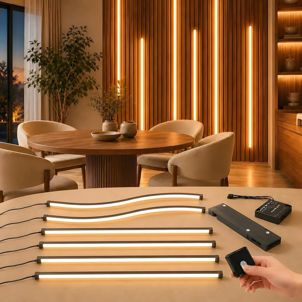 LED Strip Lights for Acoustic Wall Panels 6 - Image 1