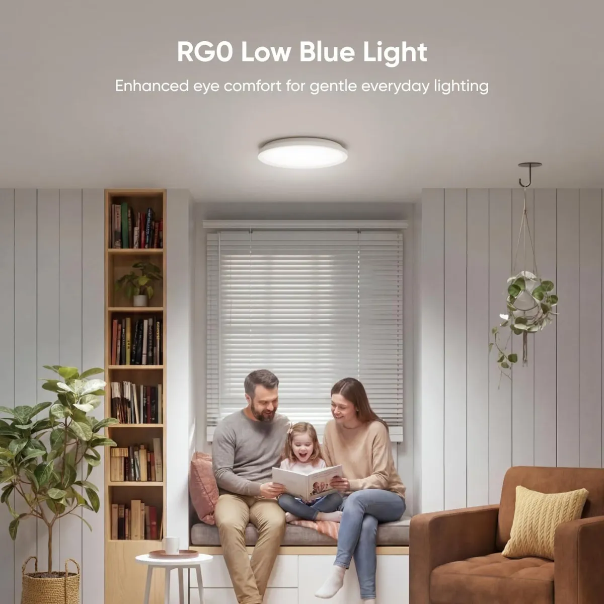 LED Ceiling Light Smart Rgbicw Flush Mount - Image 4