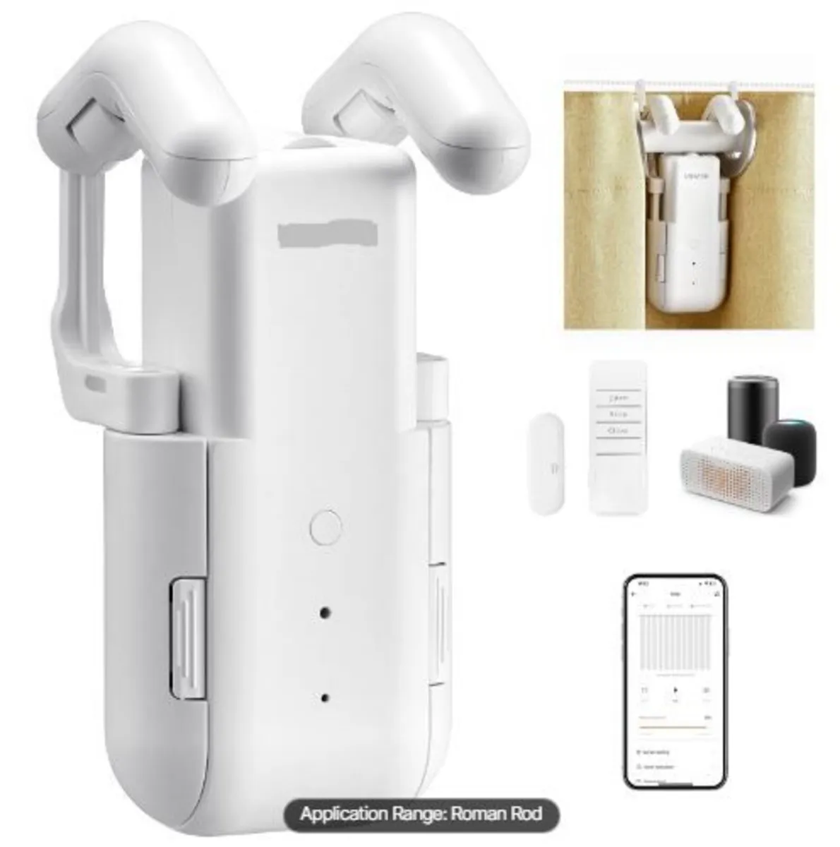 Automatic Curtain Opener, APP and Remote - Image 1
