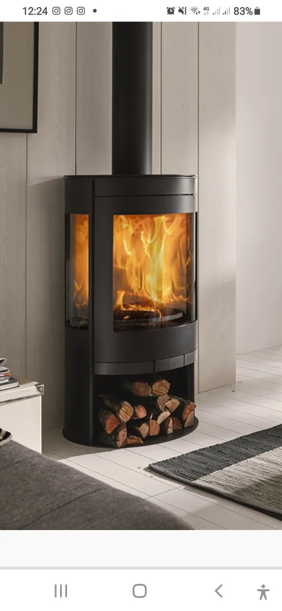 8kw Denia Innsbruck Premium Steel Stove - Image 1