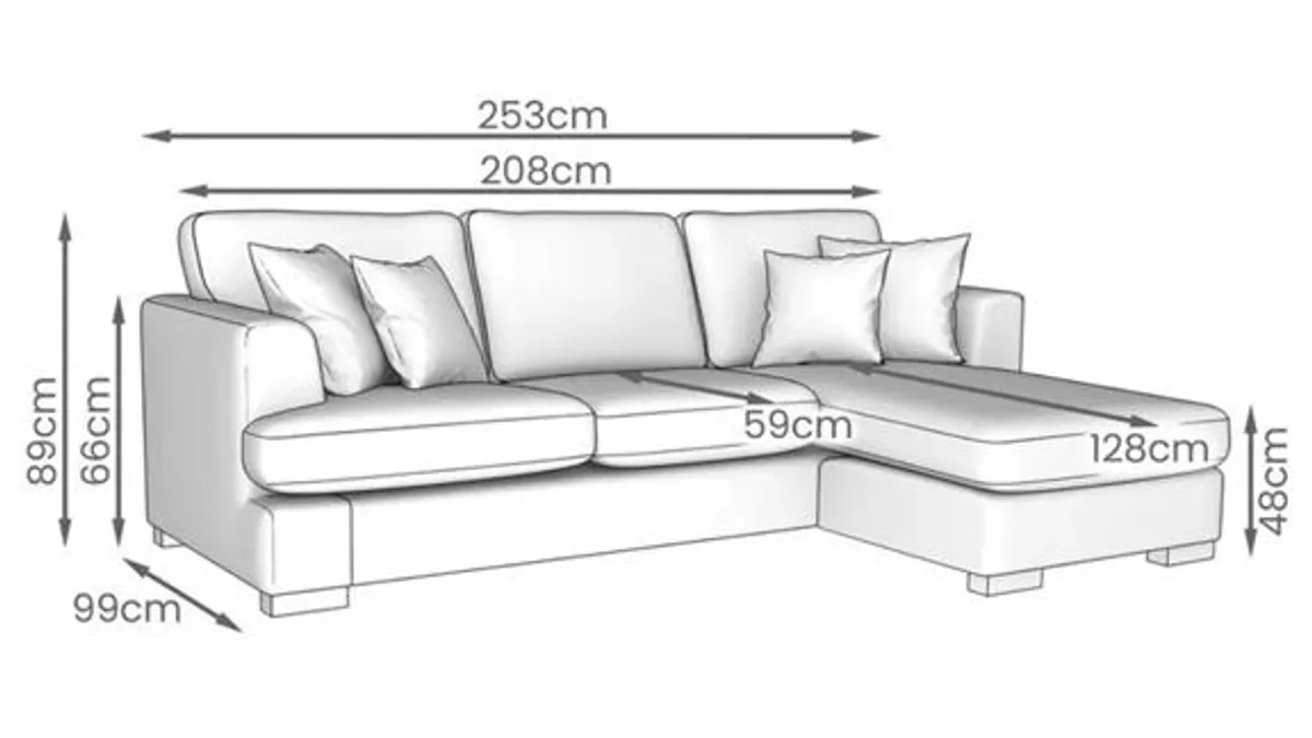 FREYA 4-Seater Corner Sofa - Image 3