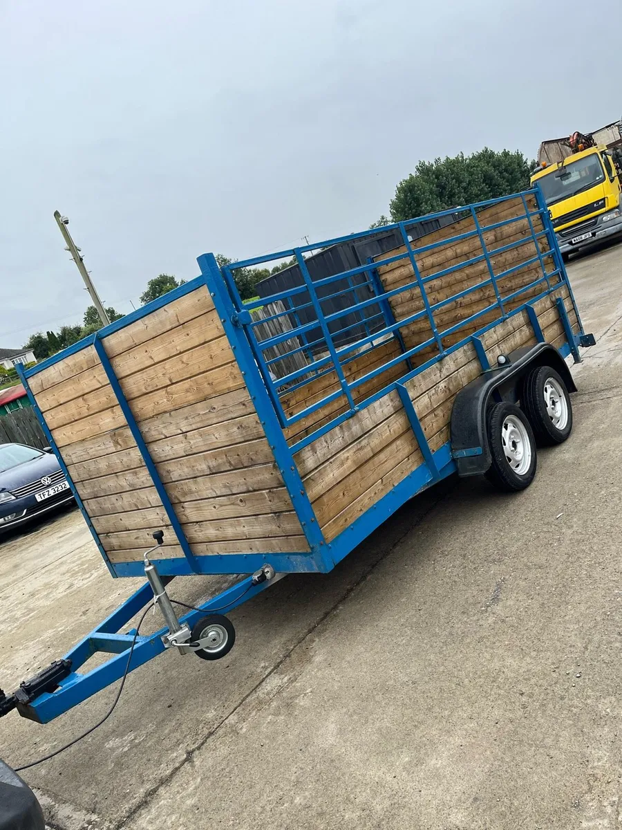 🔥TWIN AXLE TRAILER 14x5🔥€1950 PRICE DROP - Image 1