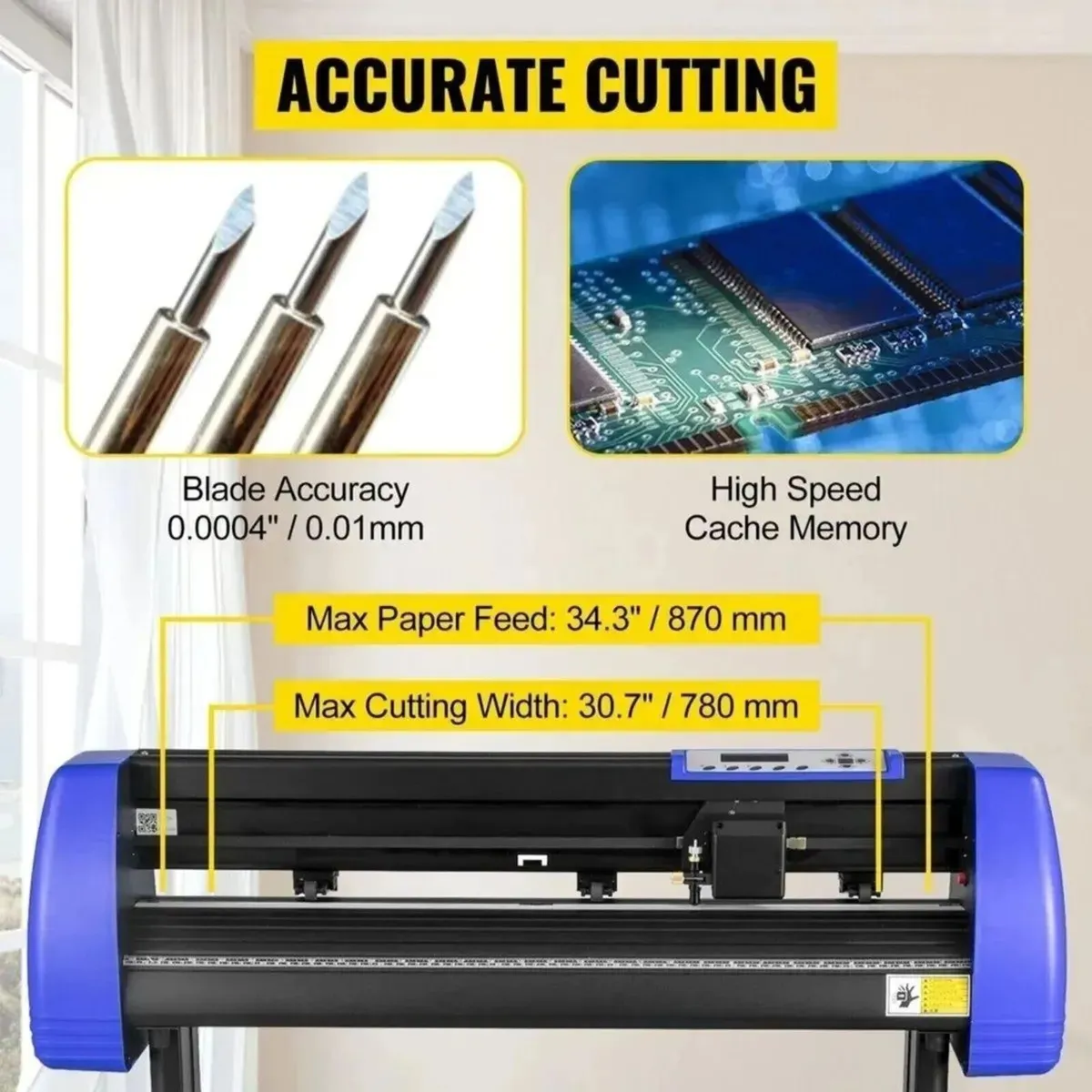 Vinyl Cutter Plotter 34 Inch Decal Cutting Machine - Image 4