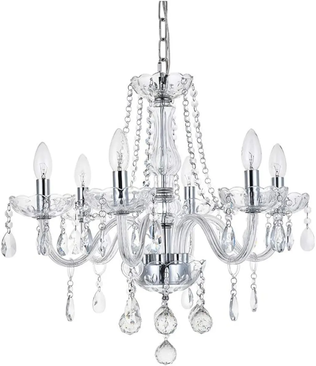 Maria Theresa Crystal Chandelier Clear K9 Glass - Image 3
