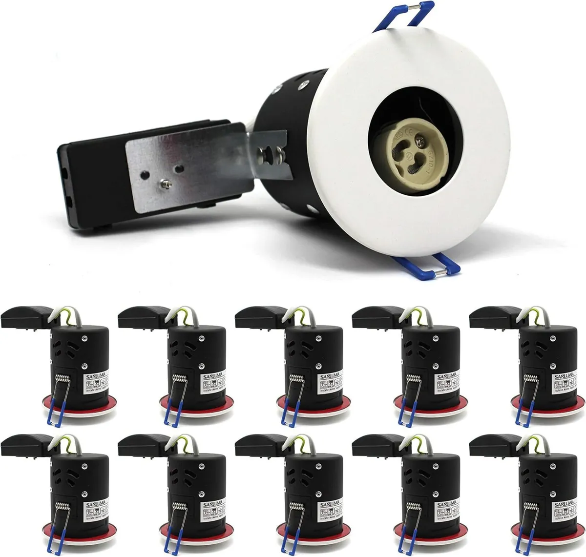 10 X LED Fire Rated Downlight Can Recessed - Image 1