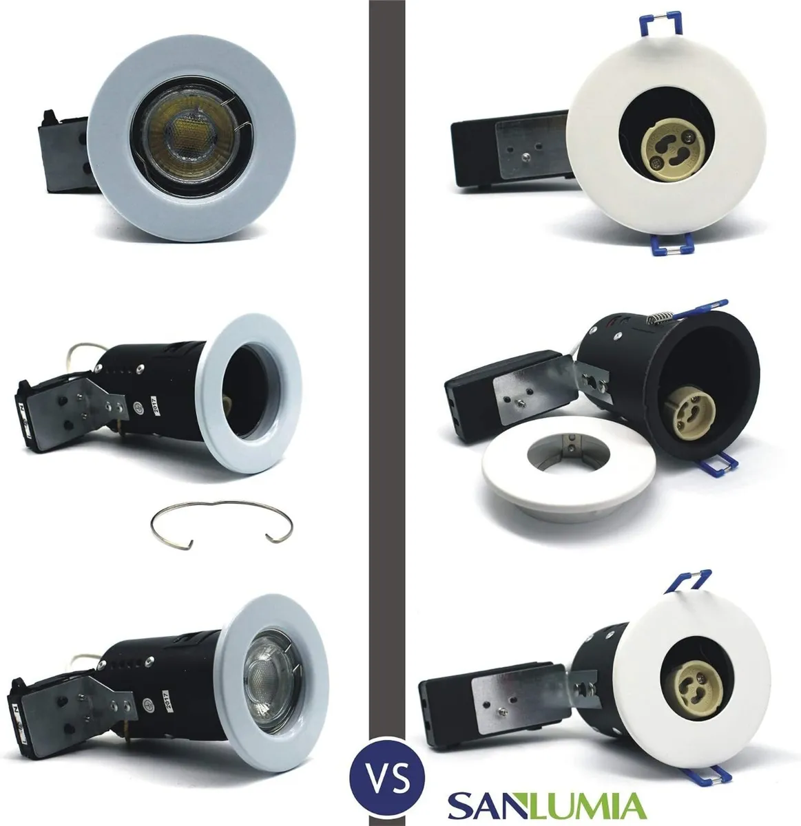 10 X LED Fire Rated Downlight Can Recessed - Image 3