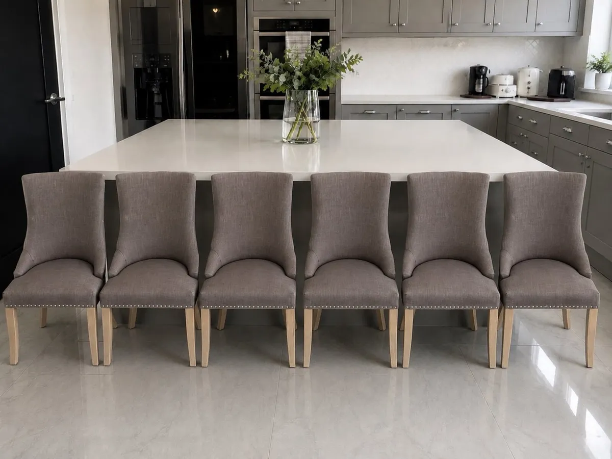 Set of 6 Diamond Furniture Dining Chairs - Image 2