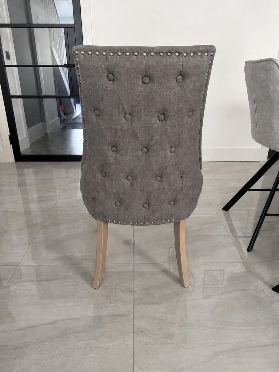 Set of 6 Diamond Furniture Dining Chairs - Image 3