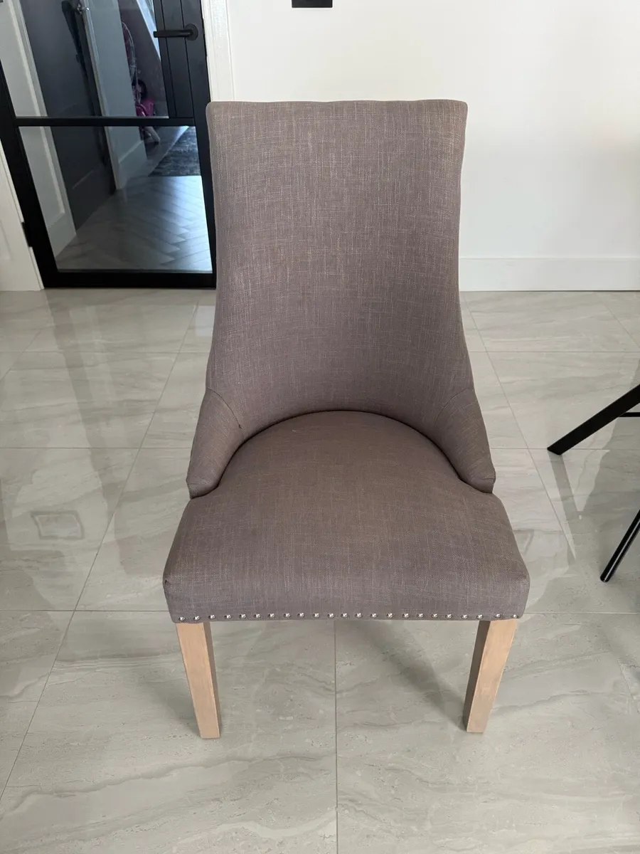 Set of 6 Diamond Furniture Dining Chairs - Image 4
