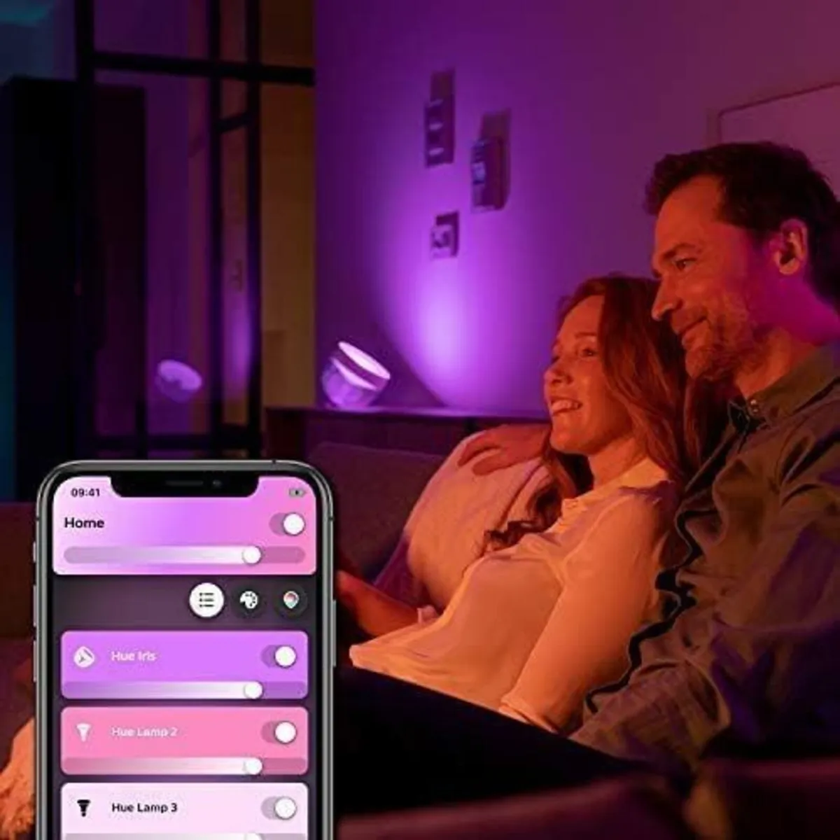 Philips Hue Iris and Colour Ambience Table Lamp - Image 2