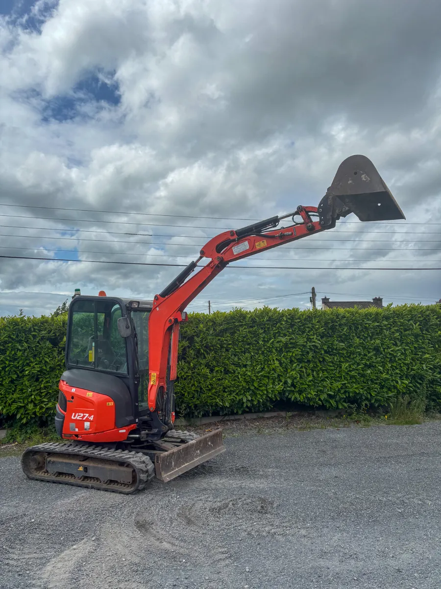 2019 Kubota U27-4 Mini Digger - Image 4