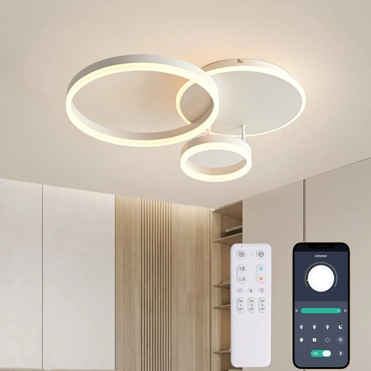 LED Ceiling Light Creative Aluminium Lamp 54W - Image 1