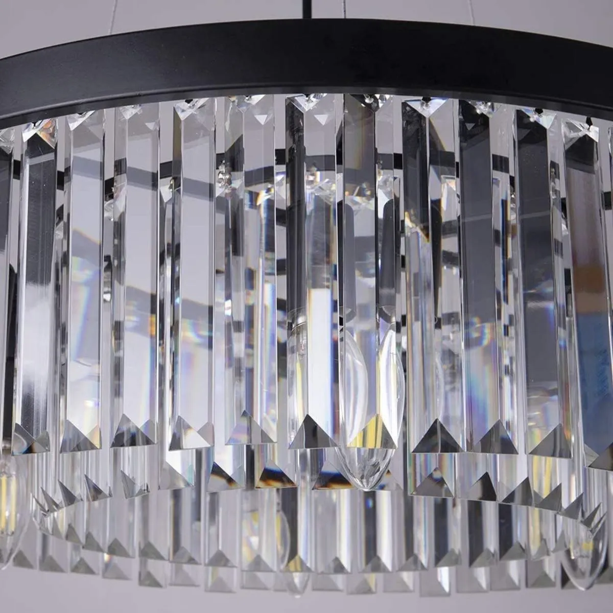 Crystal Chandelier for Foyer Dining Room 6 Lights - Image 4