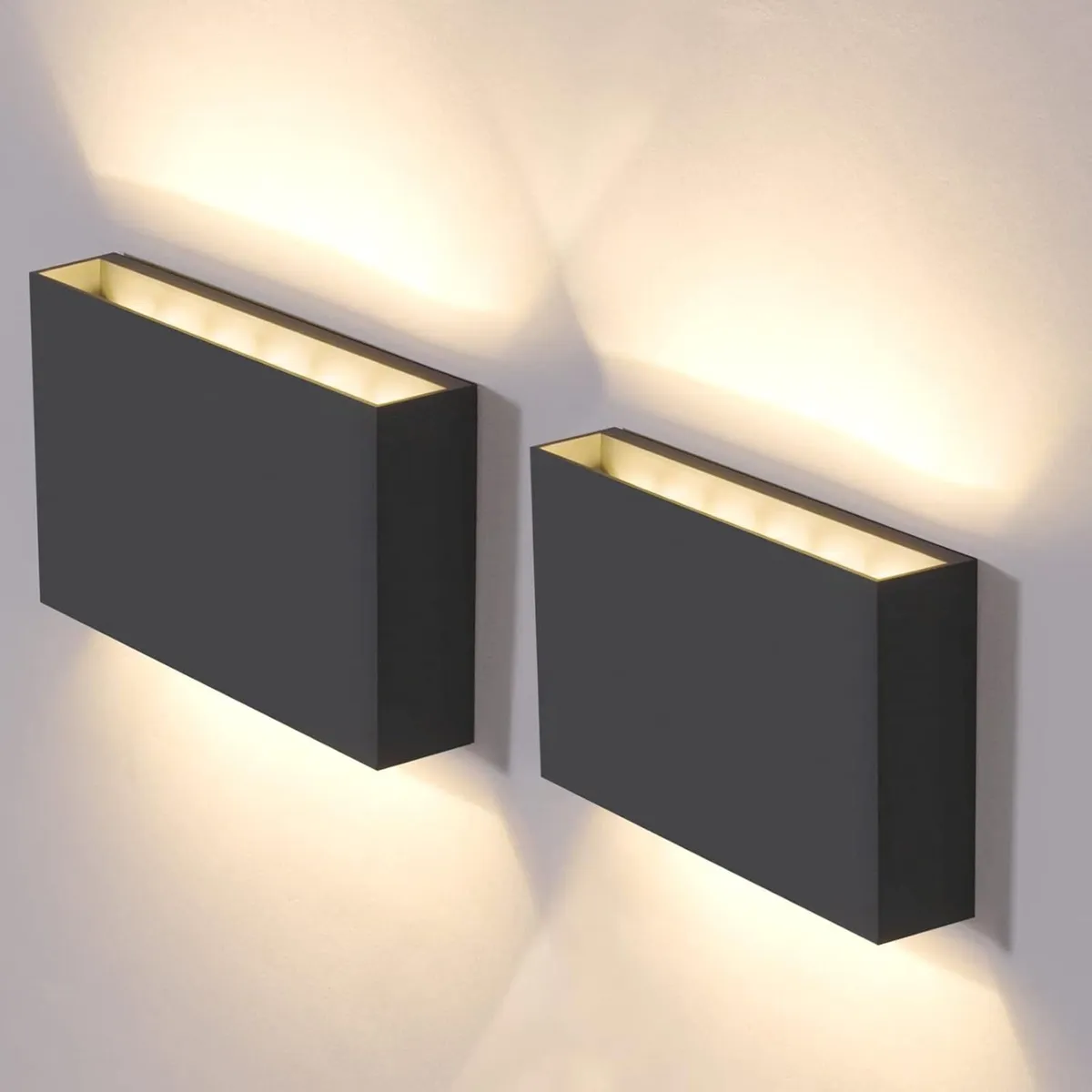 2 Pcs Outdoor Up and Down Lights Mains - Image 1