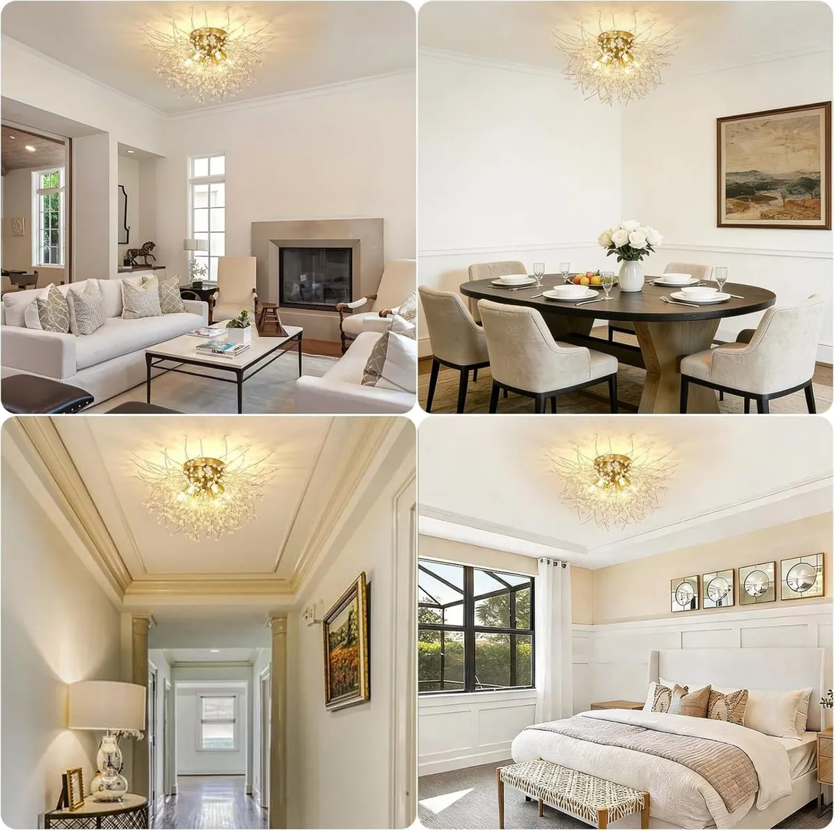 Modern Crystal Chandeliers Ceiling Light - Image 4
