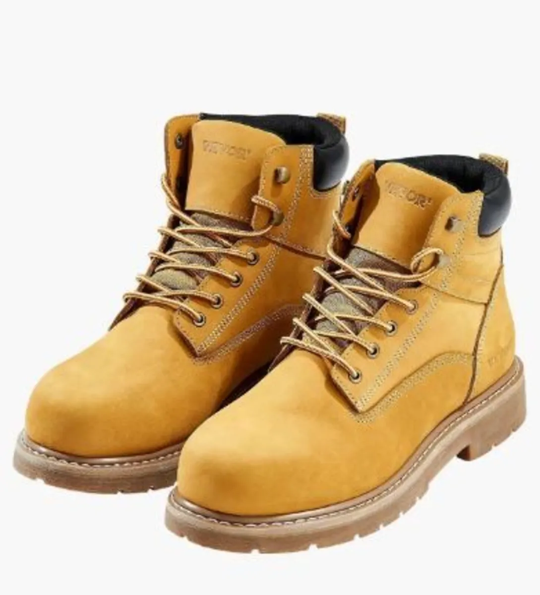 Steel Toe Work Boots, UK Size 8.5, Waterproof - Image 1
