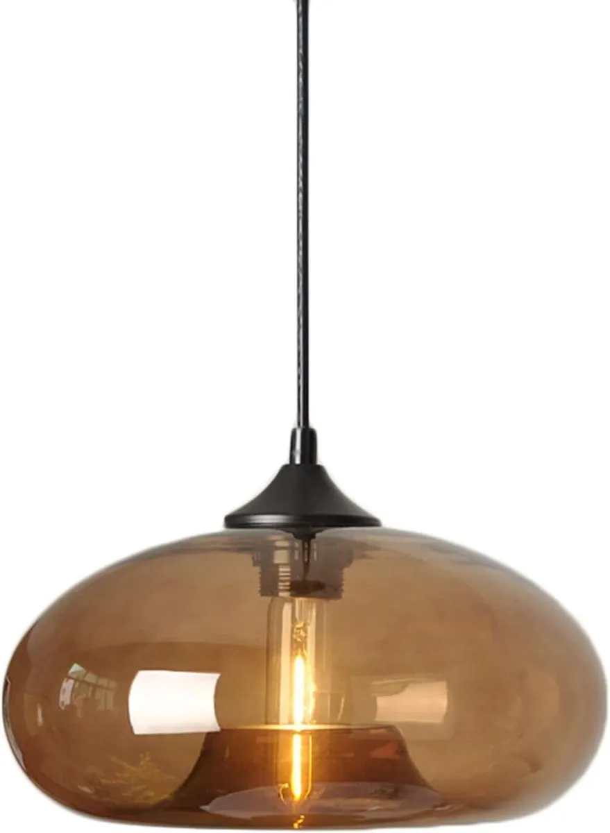 Industrial Vintage Colourful Glass Pendant Light - Image 2