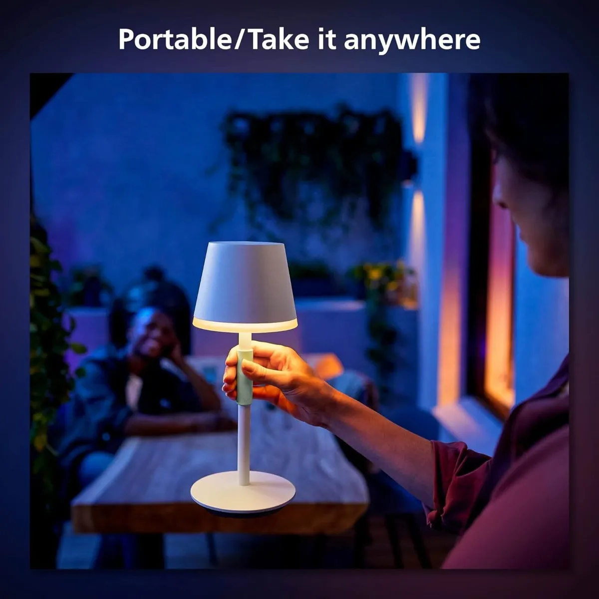 Philips Hue Go Smart Portable Table Lamp Downlight - Image 2