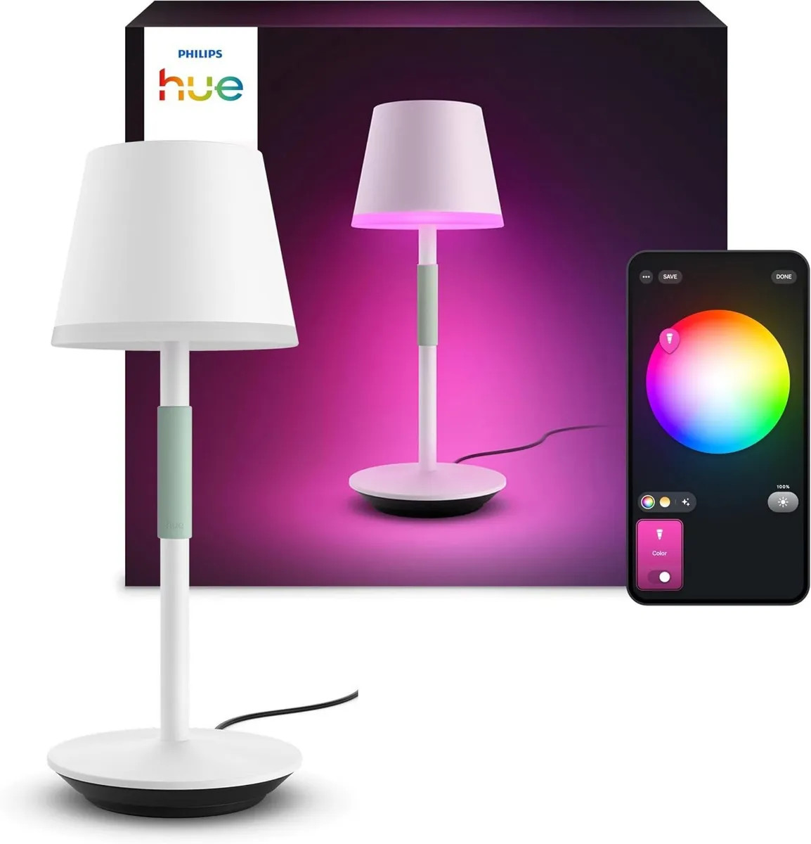 Philips Hue Go Smart Portable Table Lamp Downlight - Image 1