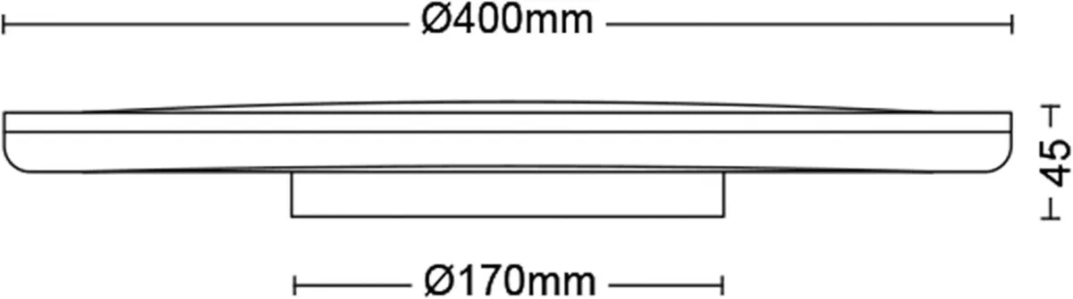 LED Ozziet Linear Ceiling Light 22W 4000K Cool - Image 3