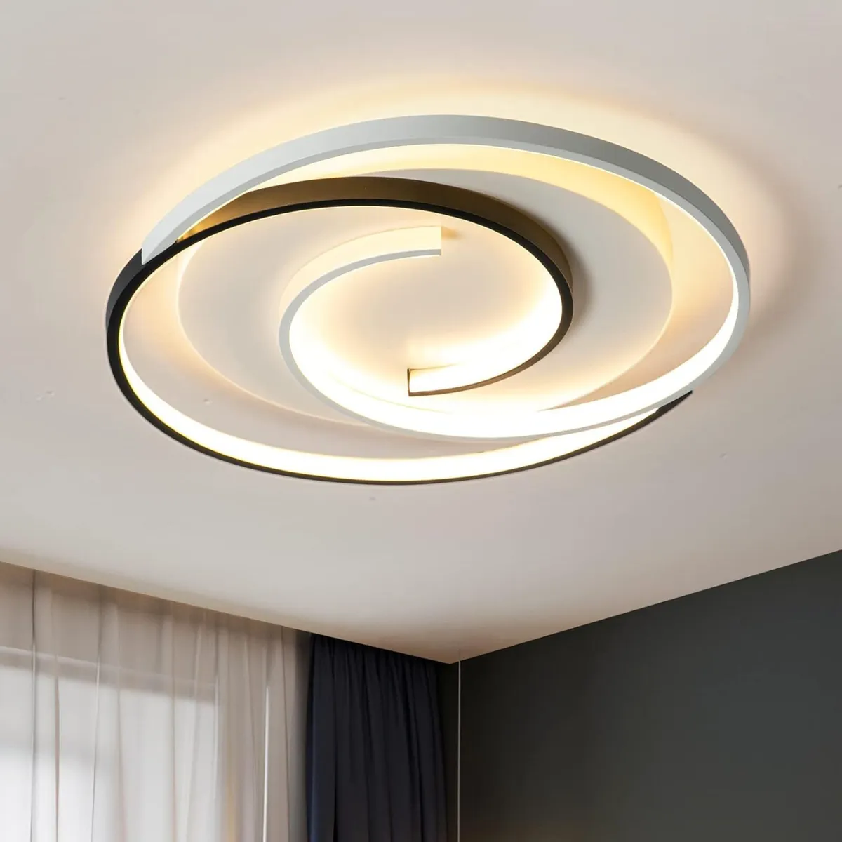 Modern LED Ceiling Light 36W 50CM with Remote - Image 1