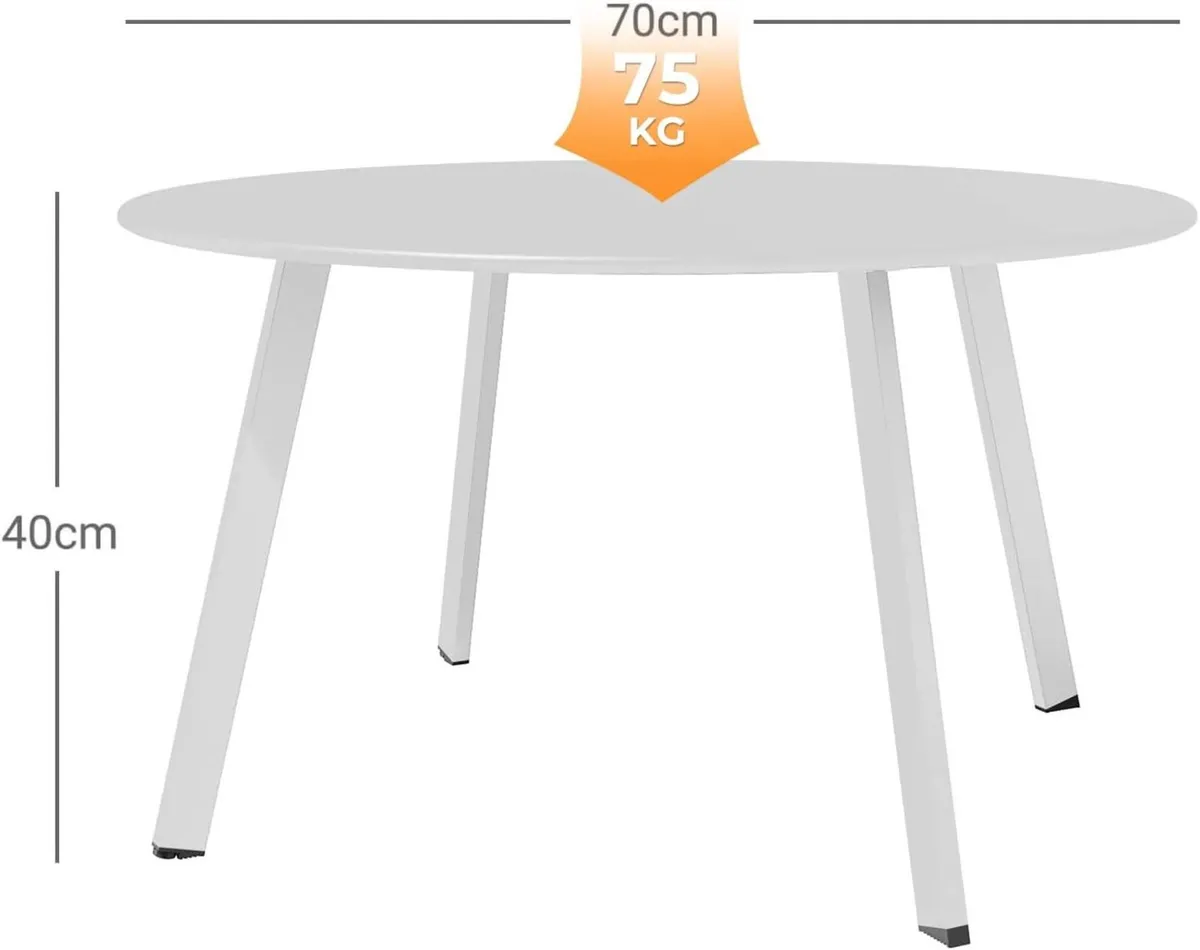 Coffee Table Side Round End - Image 3